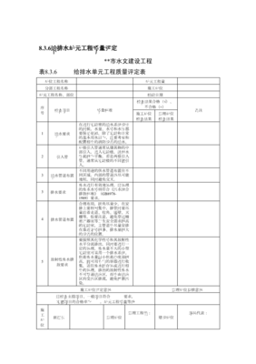 水文监测设施建设项目工程监理质量评定细则（第6部分 建设工程项目监理）